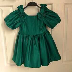 Janie and jack Christmas holiday satin dress